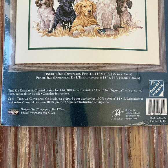 Class Reunion Retriever Dog Counted Cross Stitch Kit Needle Treasures #04696 - Picture 3 of 4